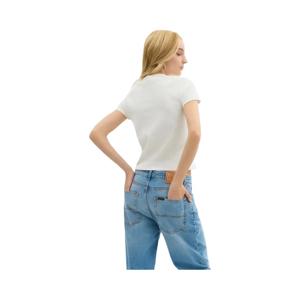 Coach New York Ribbed T Shirt White - HypeFly India View 3