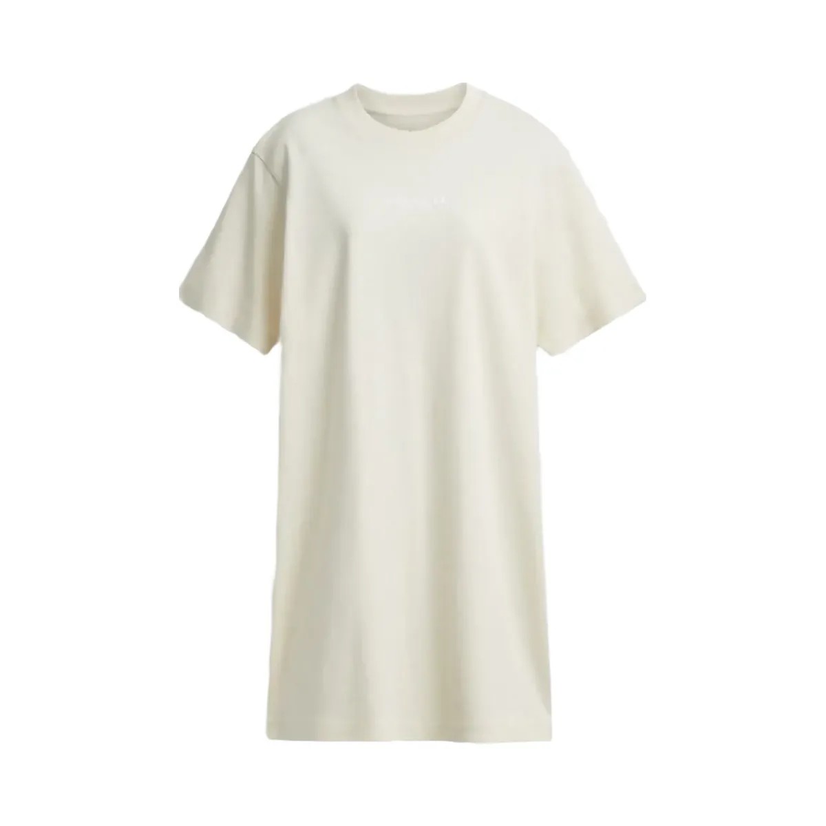 Coach New York T Shirt Dress In Organic Cotton Cream - HypeFly India View 1