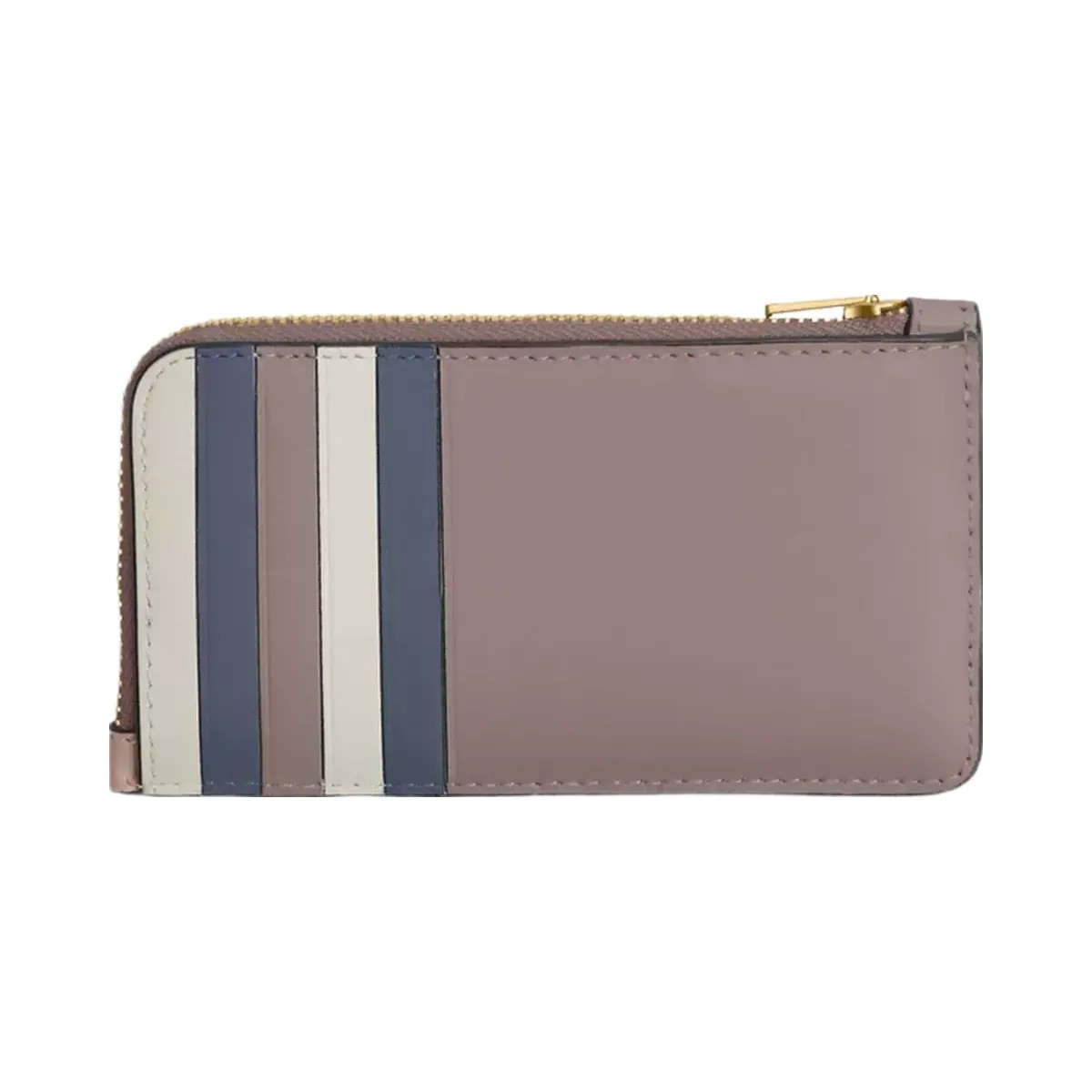 Coach New York Zip Card Case In Colorblock in Brass Ash Multi - HypeFly India View 2
