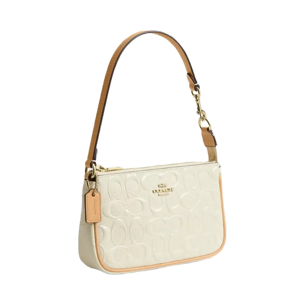 Coach Nolita 19 In Signature Leather With Charms in Gold Light Lemon - HypeFly India View 2