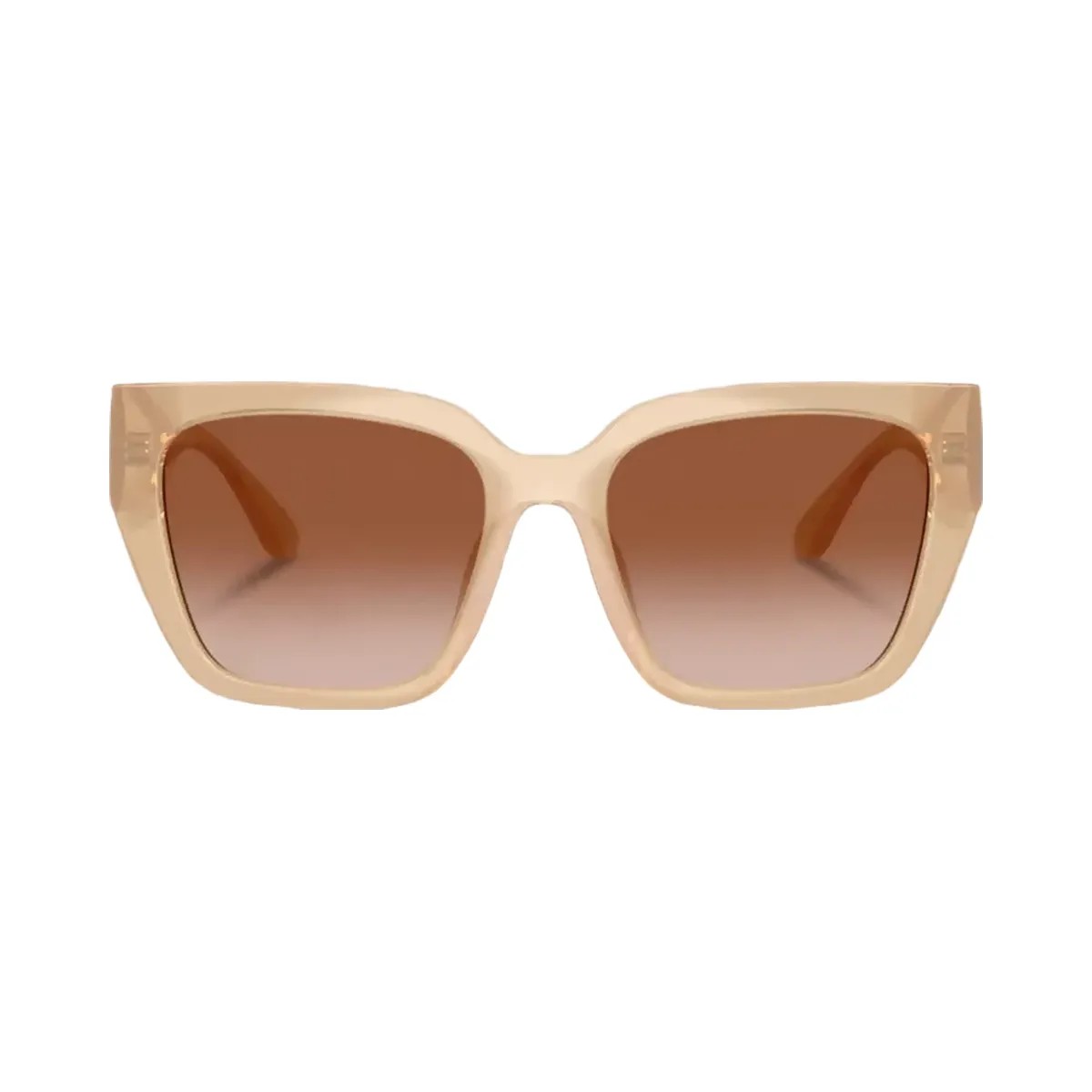 Coach Oversized Cat Eye Sunglasses in Milky Beige - HypeFly India View 3