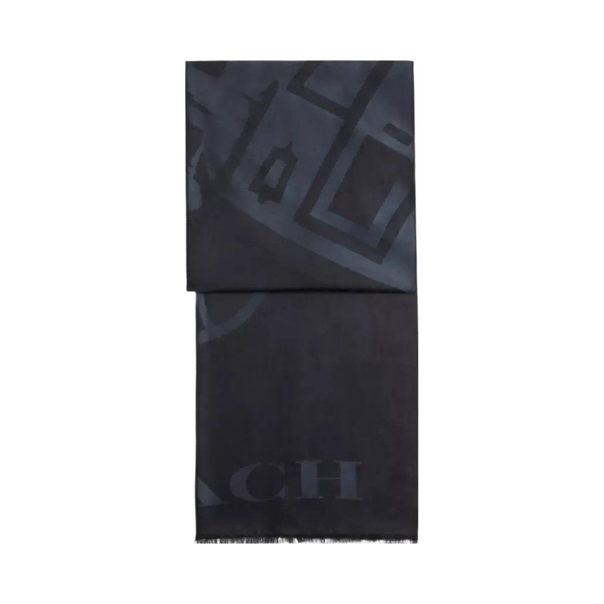 Coach Oversized Horse And Carriage Stole in Black - HypeFly India View 1