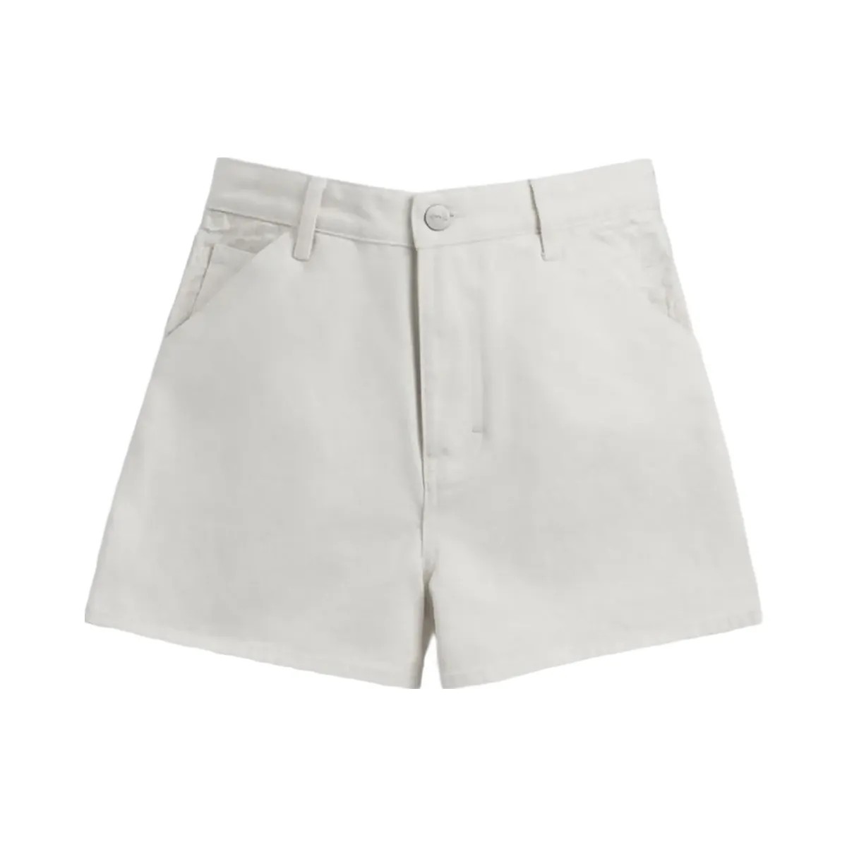 Coach Painter Jean Shorts In Organic Cotton White - HypeFly India View 1