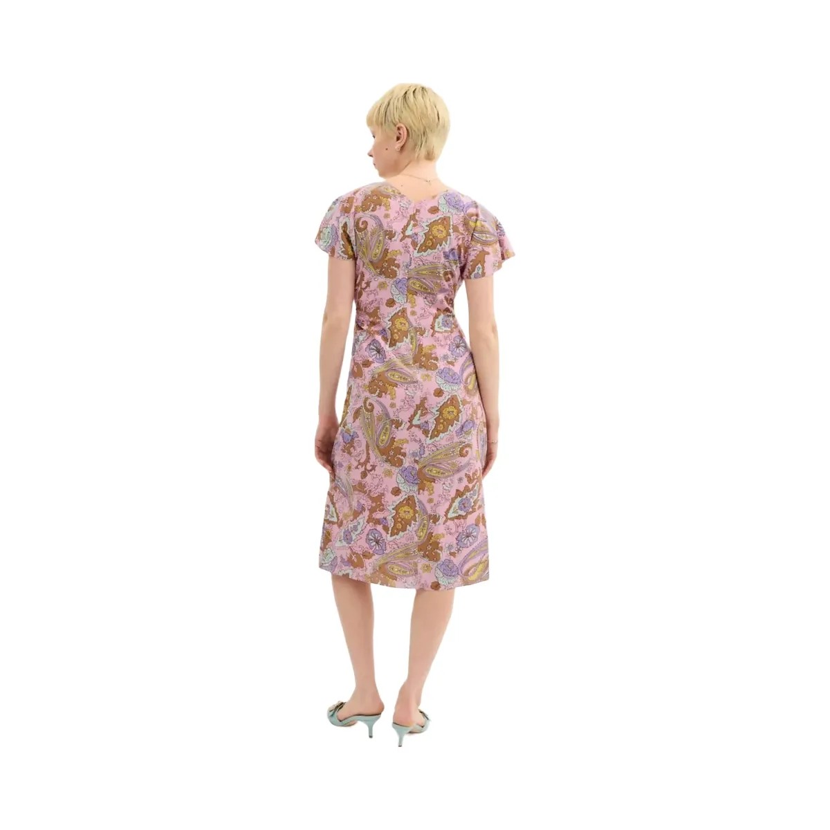 Coach Paisley Dress Pink - HypeFly India View 3