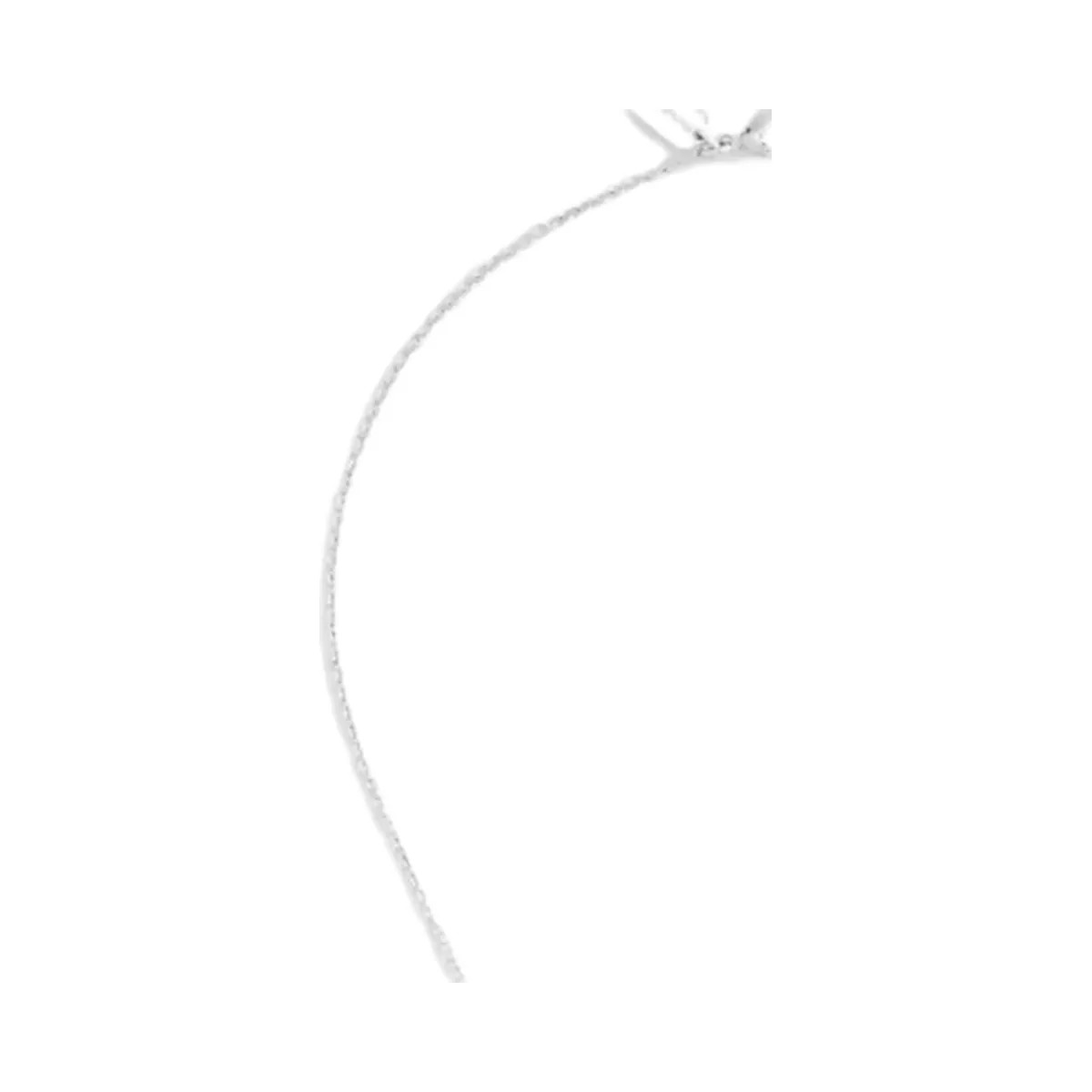 Coach Pave Signature Necklace in Silver - HypeFly India View 2