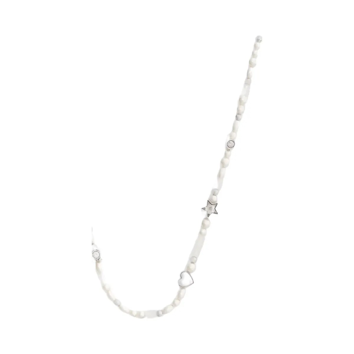 Coach Pearls And Seashell Necklace in Silver Pearl - HypeFly India View 1