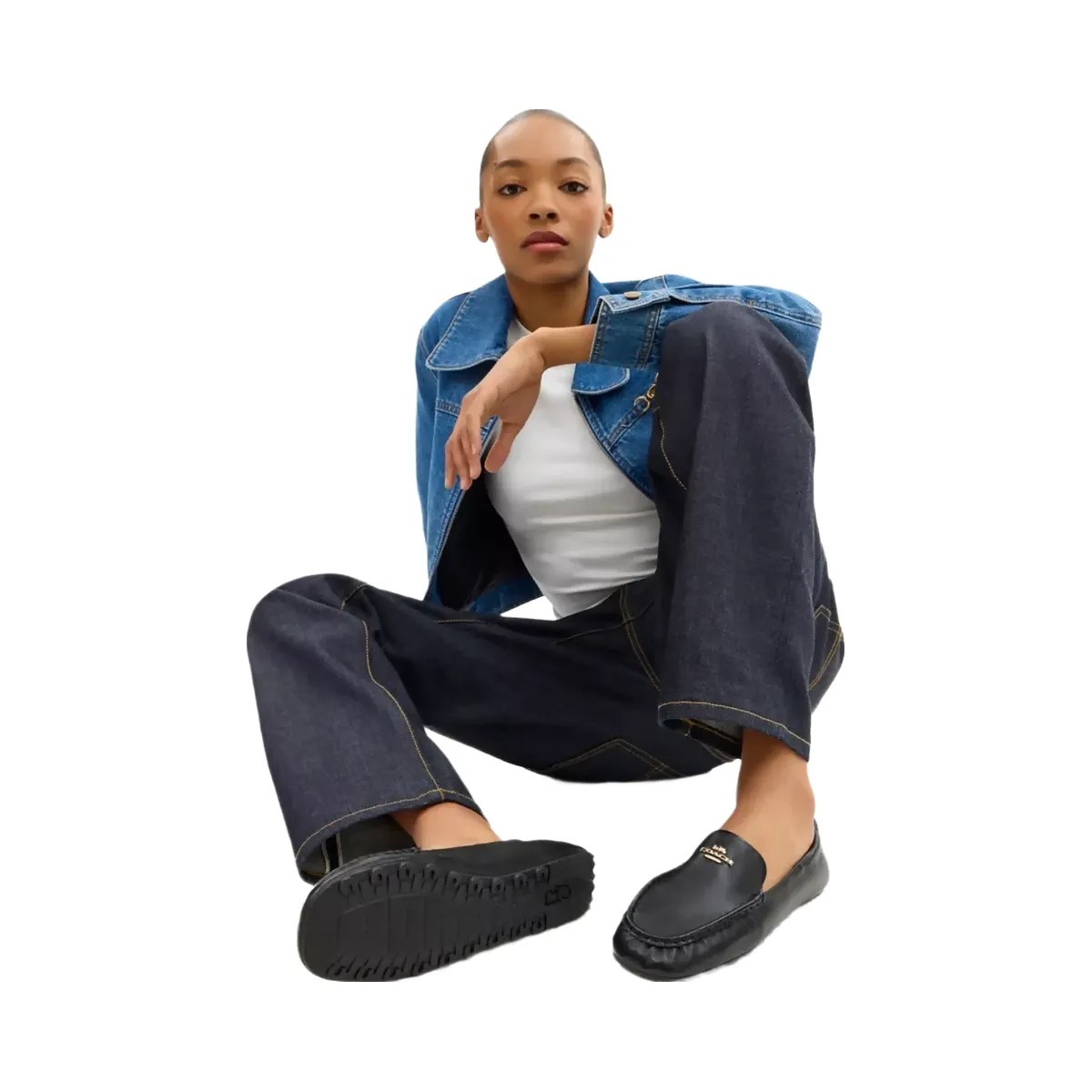 Coach Phoebe Soft Loafer in Black - HypeFly India View 6