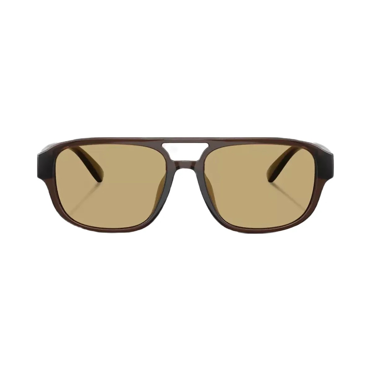 Coach Pilot Sunglasses in Transparent Brown - HypeFly India View 3