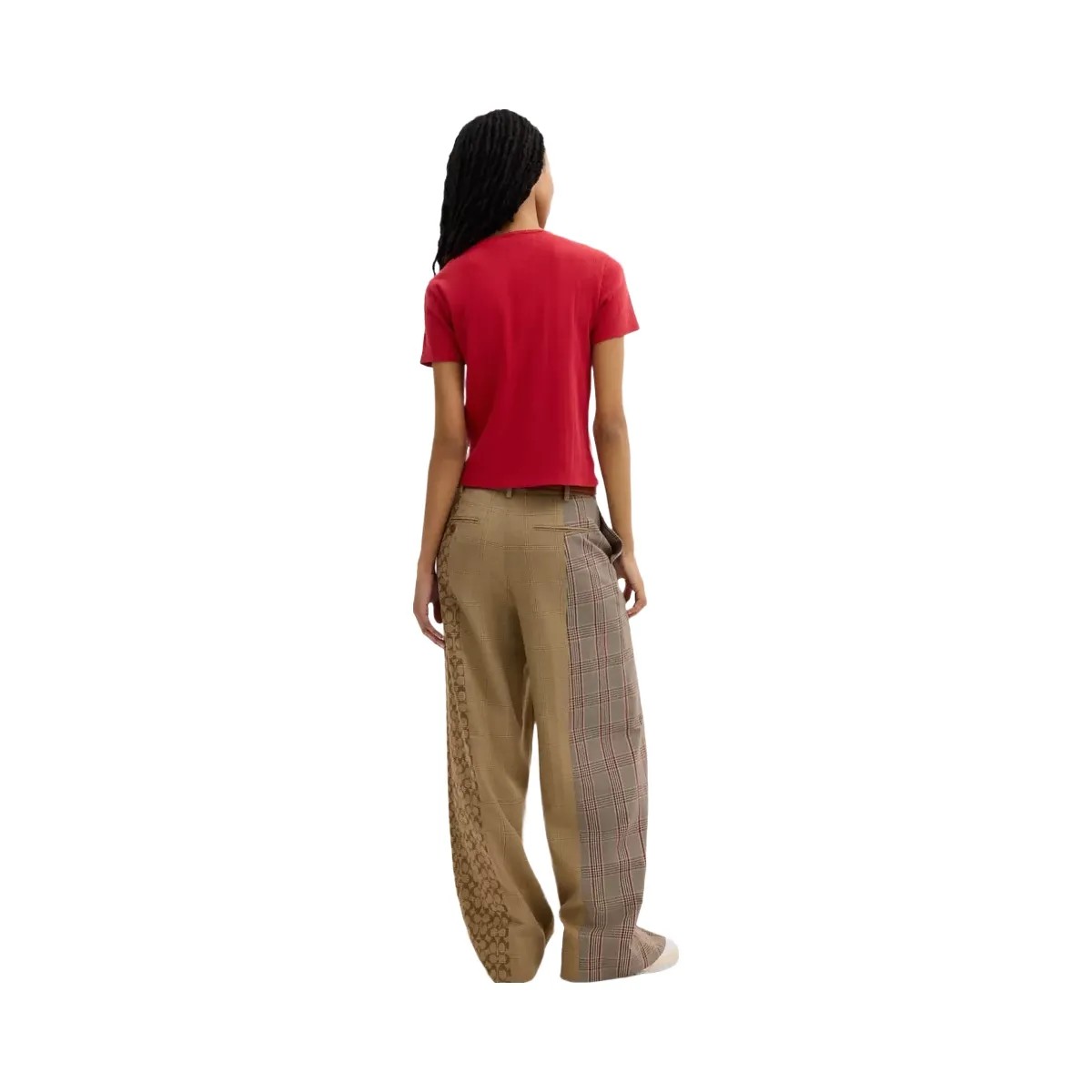 Coach Pointelle T-Shirt in Scarlet - HypeFly India View 3