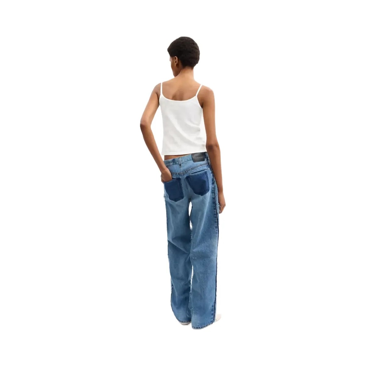 Coach Pointelle Tank in Off White - HypeFly India View 3