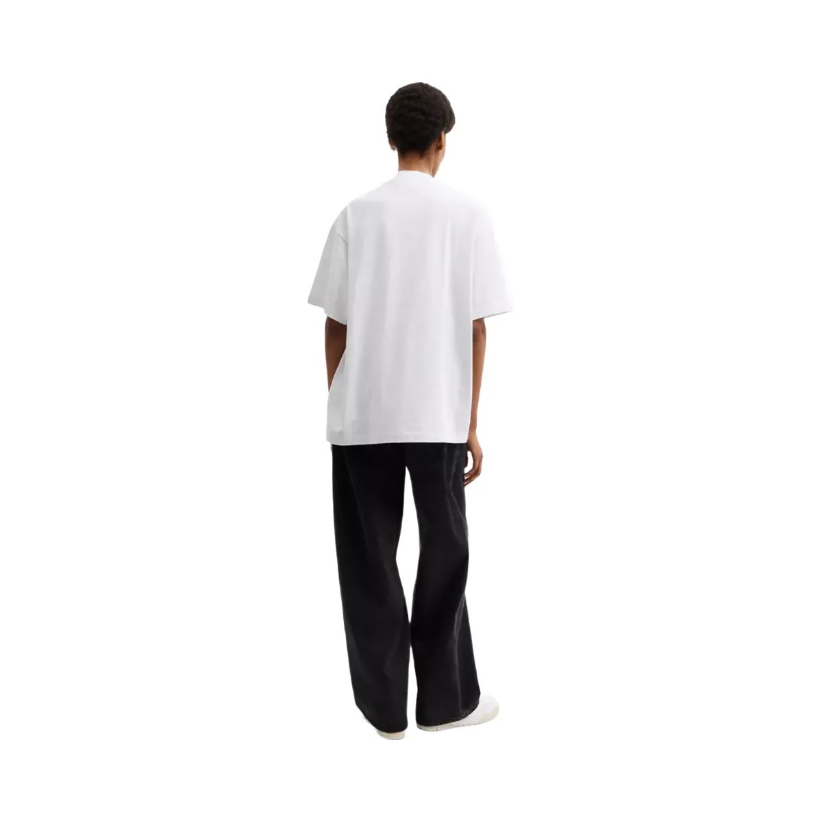 Coach Pretzel Relaxed T-Shirt In Organic Cotton in Heather Grey - HypeFly India View 3