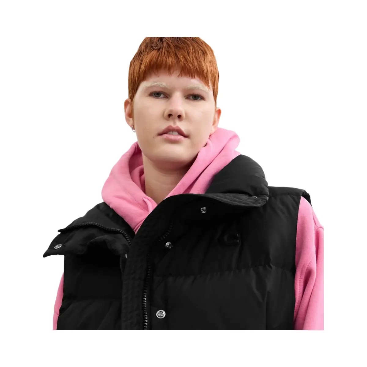 Coach Puffer Vest In Recycled Polyester Black - HypeFly India View 4