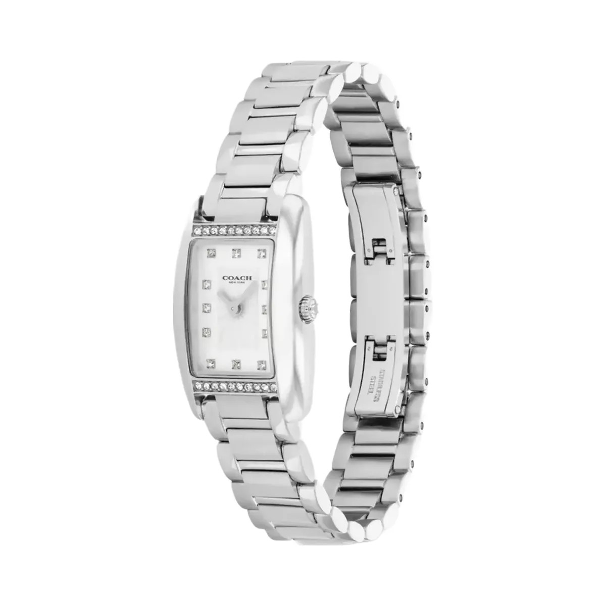 Coach Reese Watch, 20 Mm X 30 Mm in Stainless Steel - HypeFly India View 2