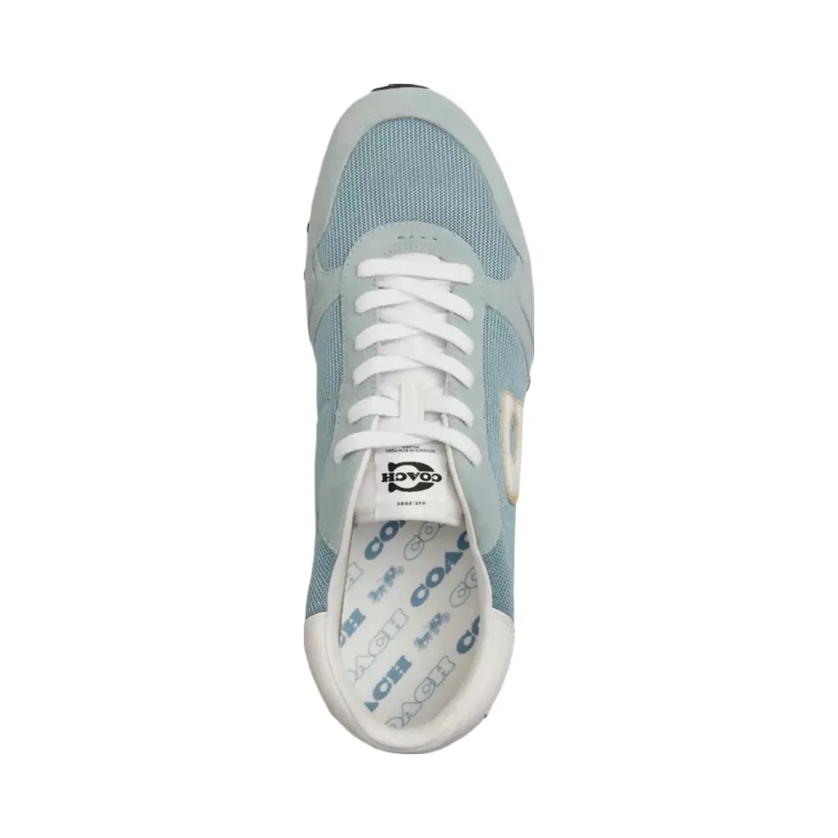 Coach Retro Runner in Sea Mist Optic White - HypeFly India View 3