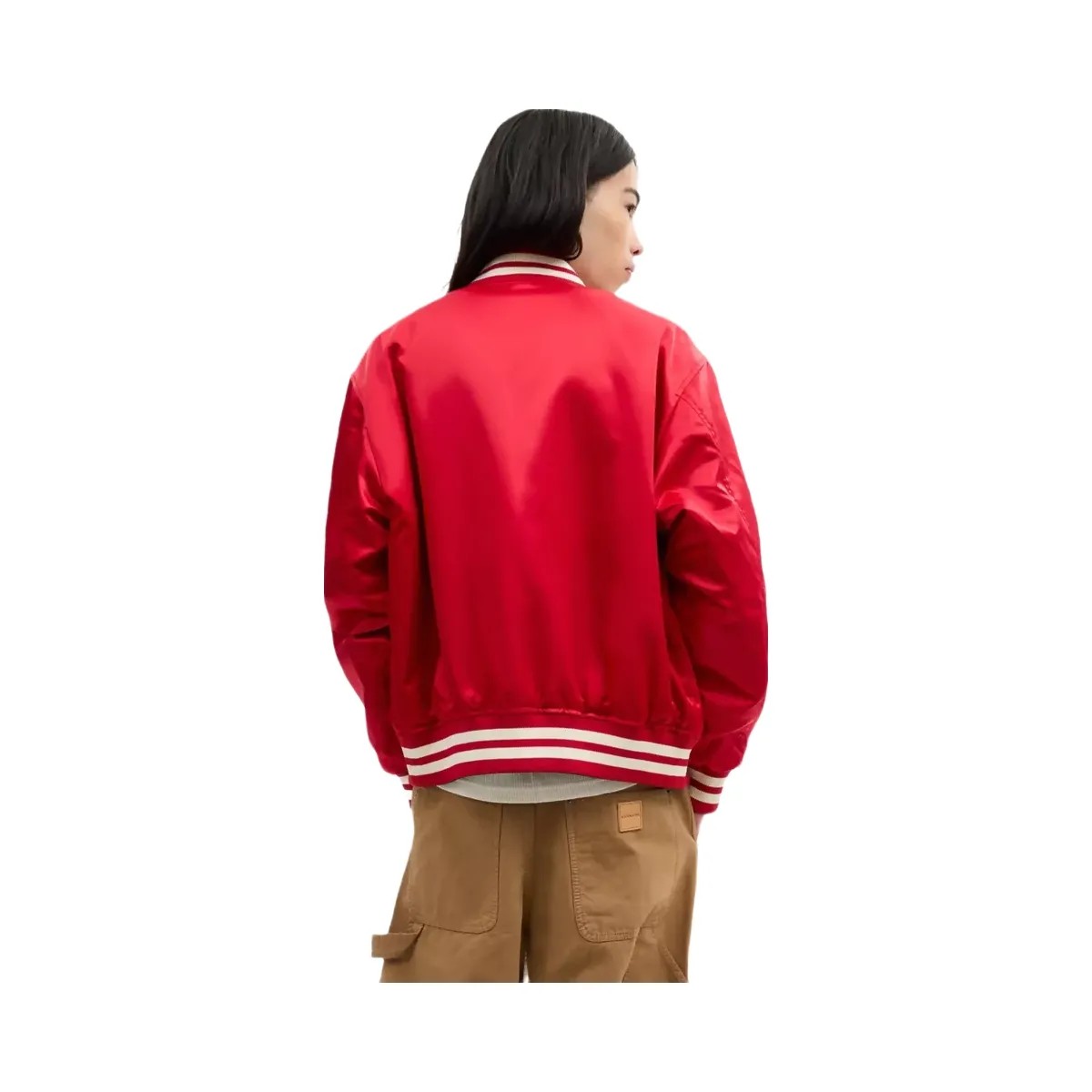Coach Reversible Souvenir Jacket in Red Multi - HypeFly India View 5