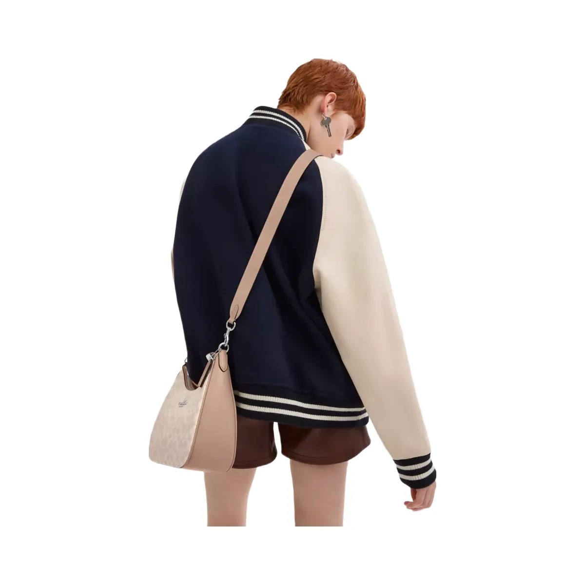 Coach Reversible Strap In Signature Canvas in Silver Sand Taupe - HypeFly India View 3
