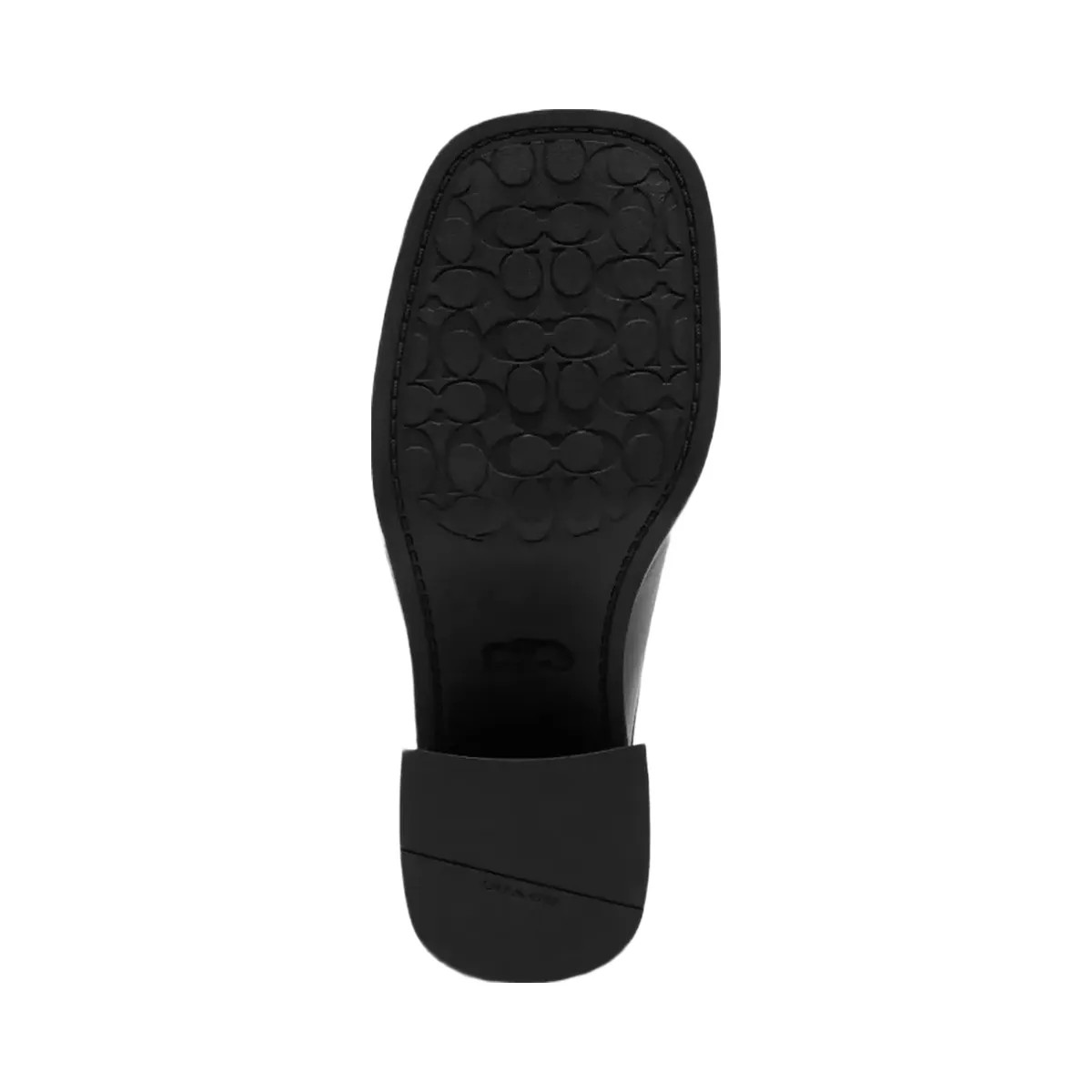 Coach Sculpted C Heeled Mule in Black - HypeFly India View 5