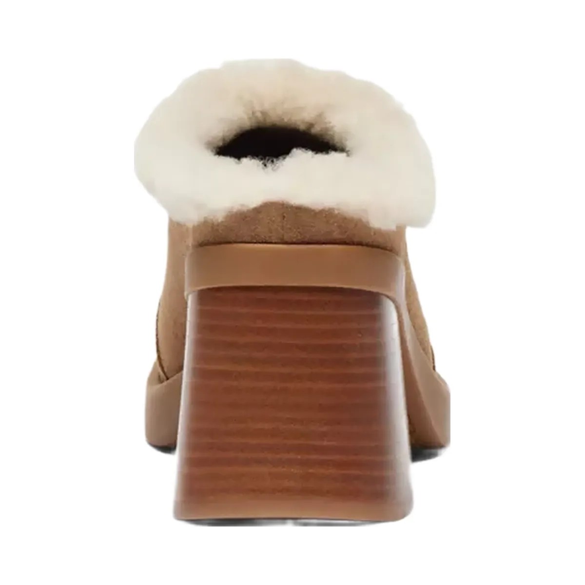 Coach Sculpted C Heeled Mule in Coconut Natural - HypeFly India View 4