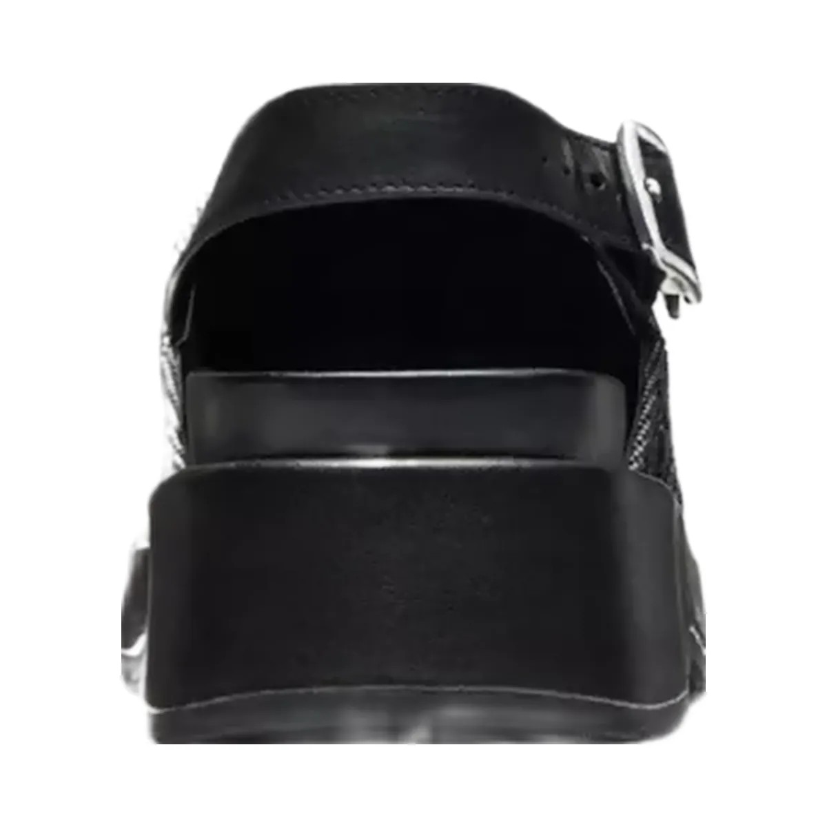 Coach Sculpted C Platform Clog In Crystal Signature Jacquard in Black - HypeFly India View 4