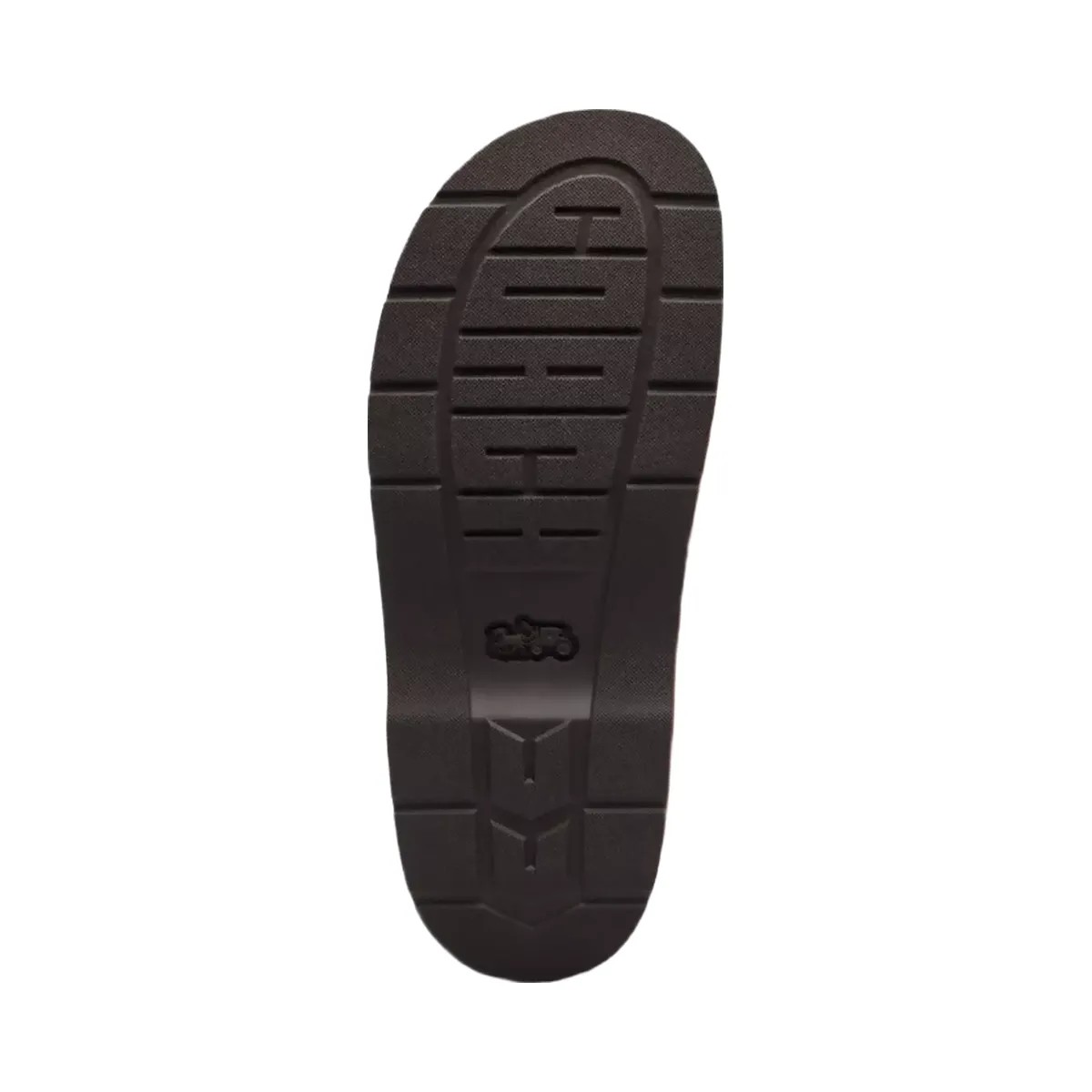 Coach Sculpted C Platform Clog In Signature Textile Jacquard in Cocoa Burnished Amber - HypeFly India View 5