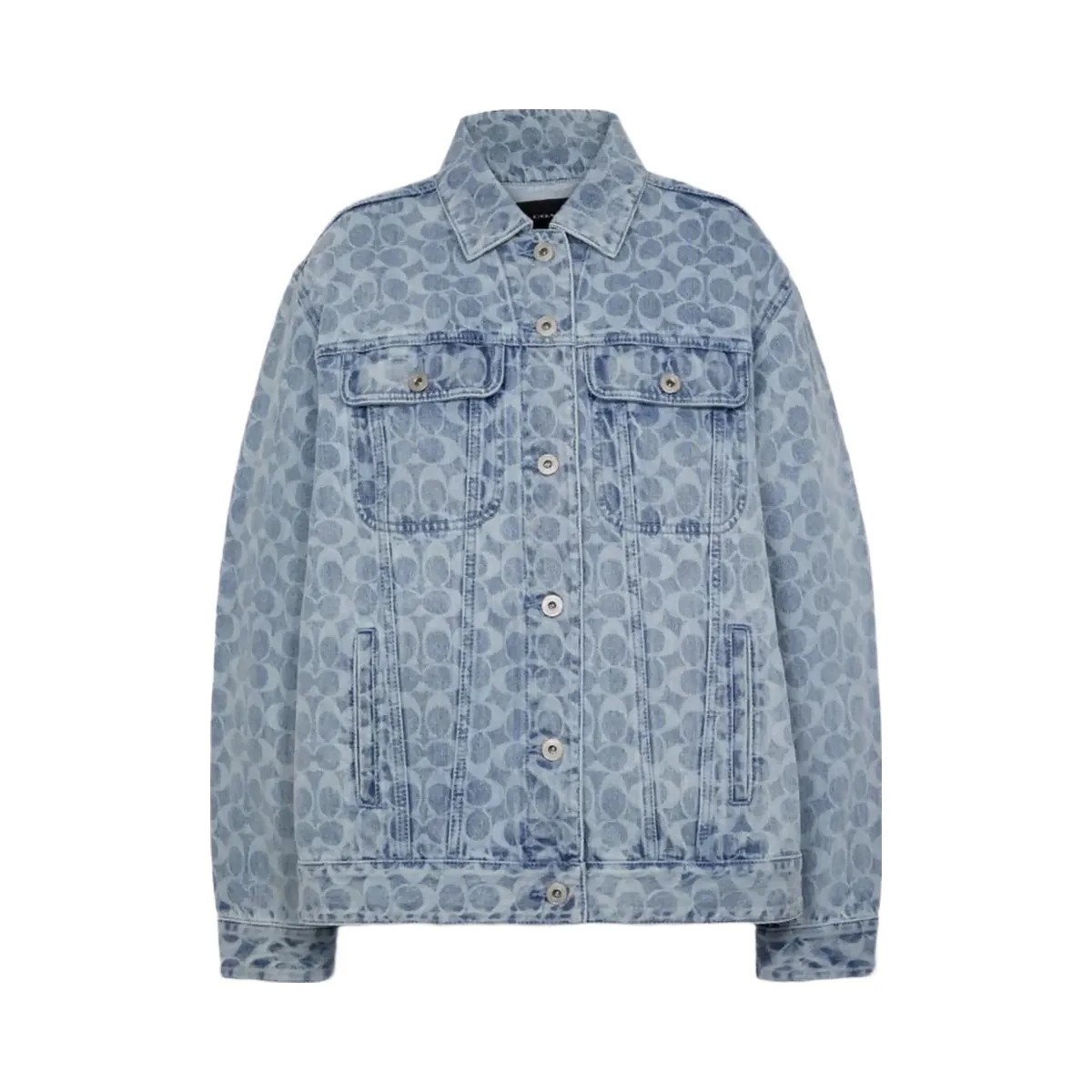 Coach Signature Denim Jacket Denim - HypeFly India View 1