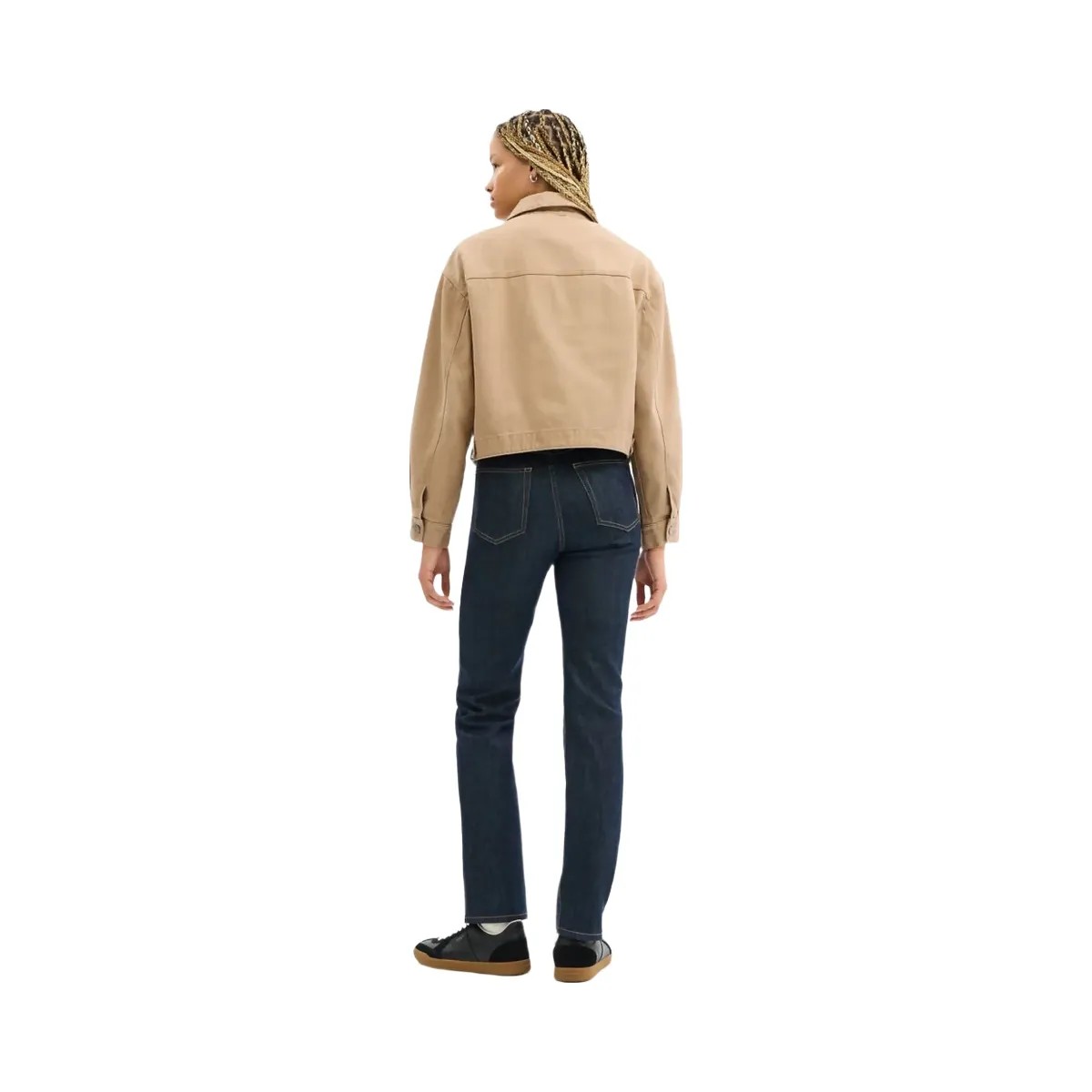 Coach Signature Denim Utility Jacket Light Cork - HypeFly India View 3