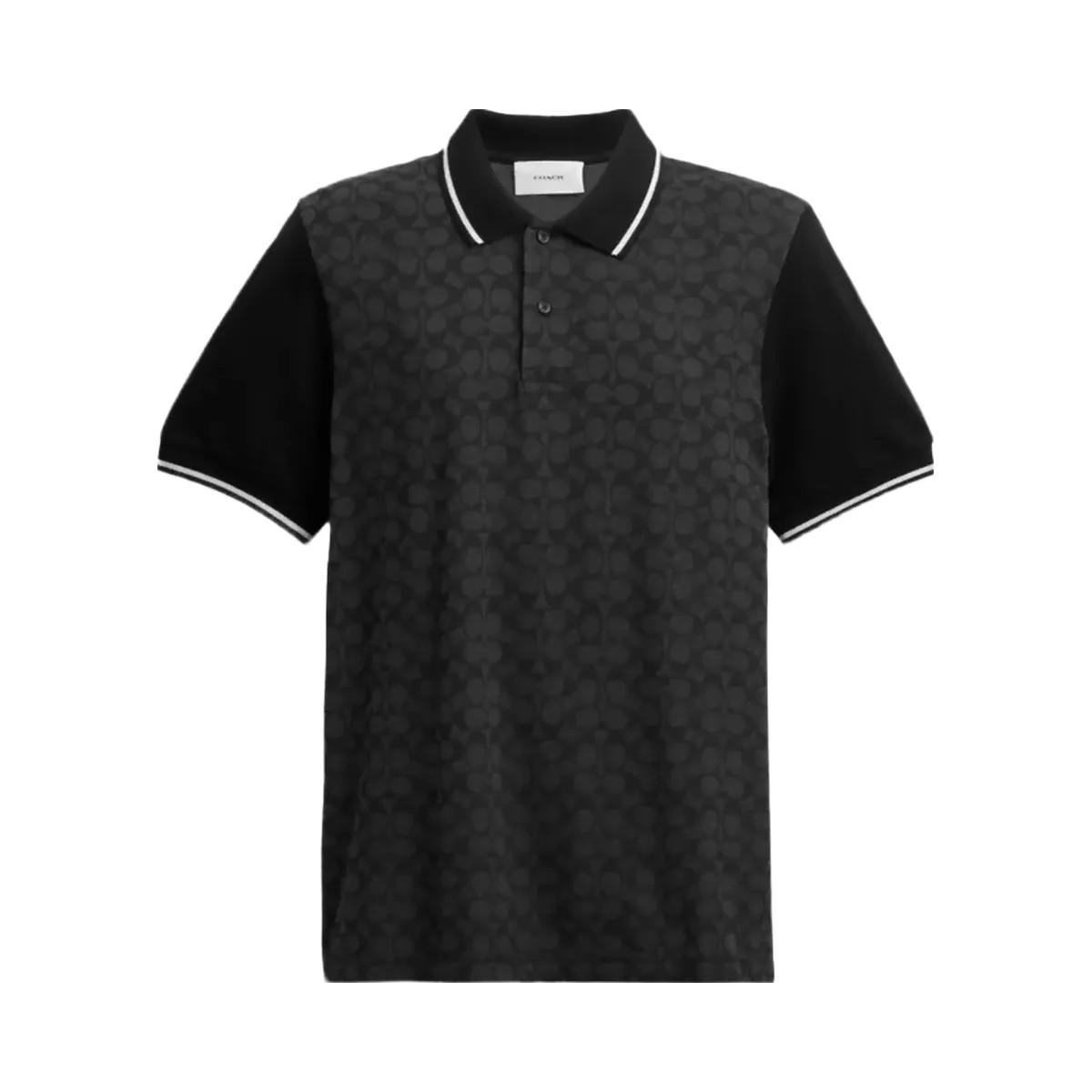Coach Signature Polo in Charcoal Signature - HypeFly India View 1