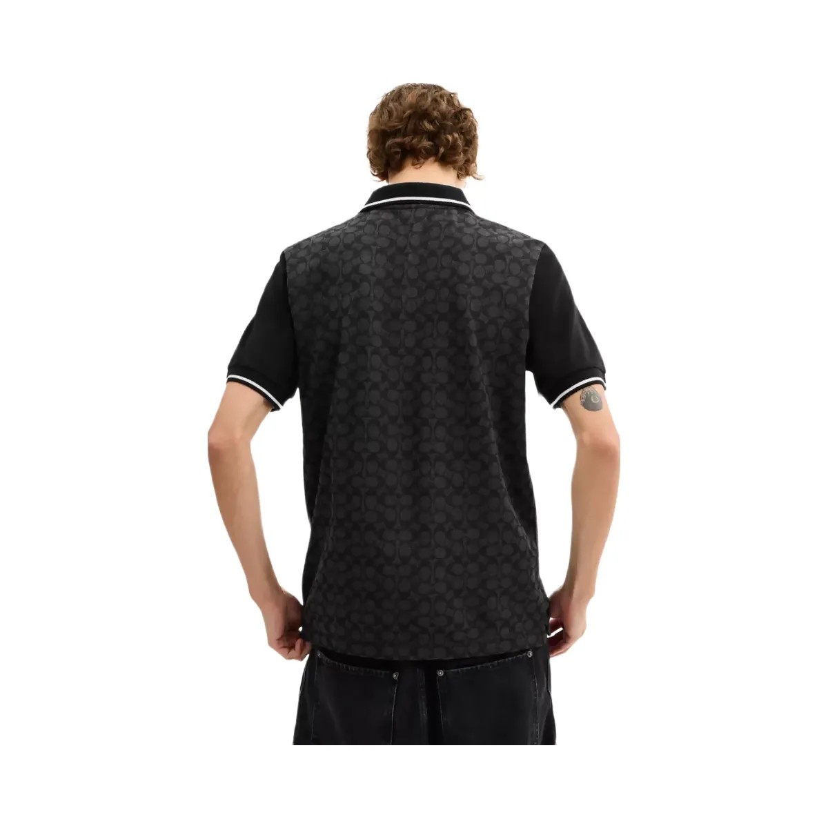 Coach Signature Polo in Charcoal Signature - HypeFly India View 3