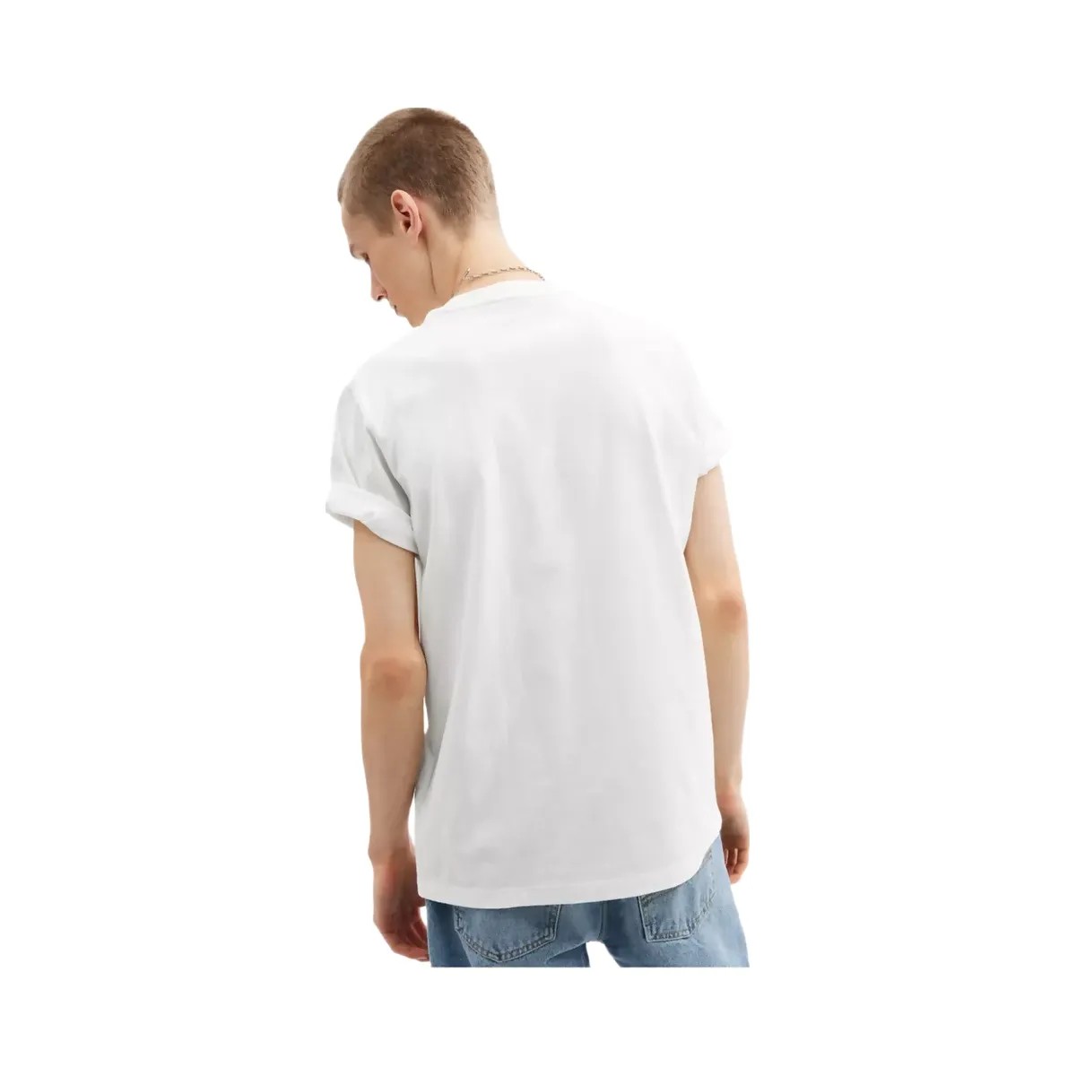 Coach Signature Square T-Shirt In Organic Cotton in White - HypeFly India View 3