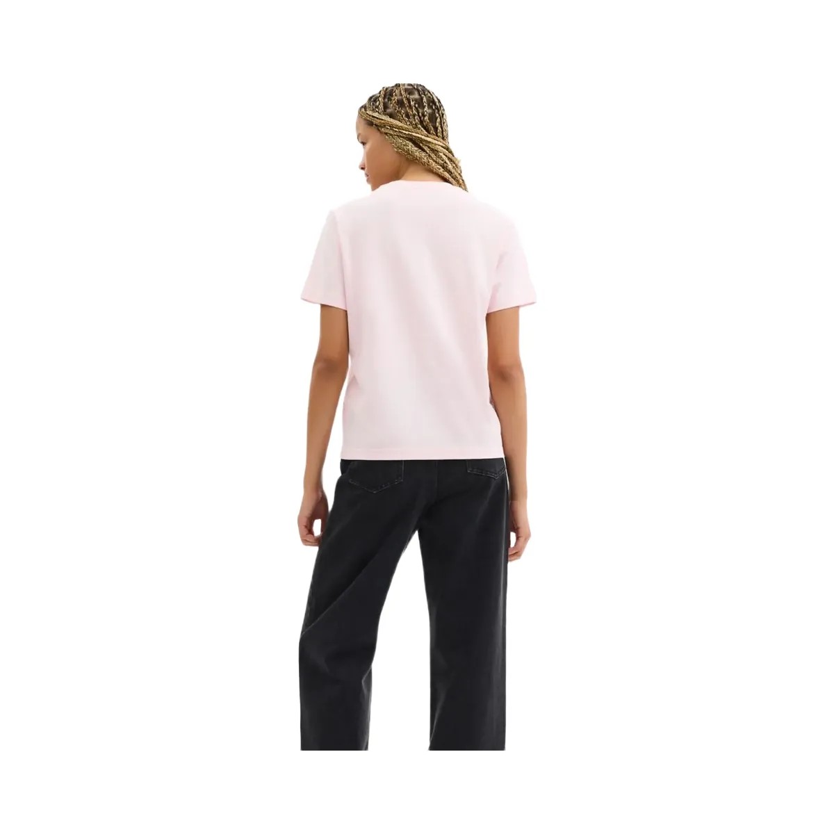 Coach Signature Square T Shirt Light Pink - HypeFly India View 3