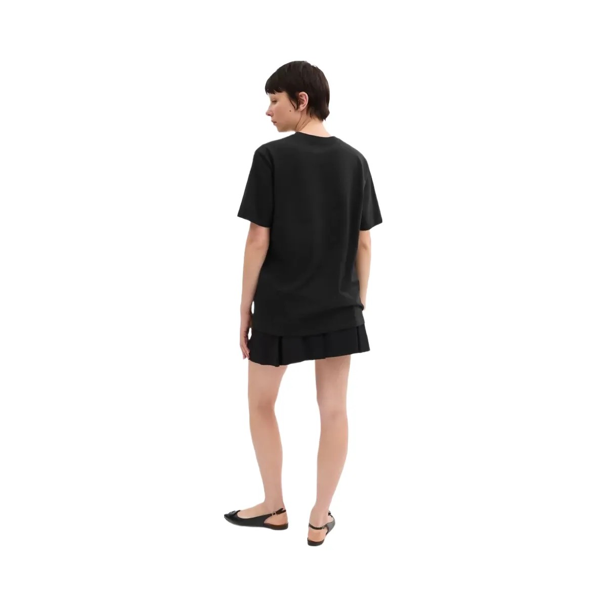 Coach Signature T Shirt In Organic Cotton Black - HypeFly India View 3