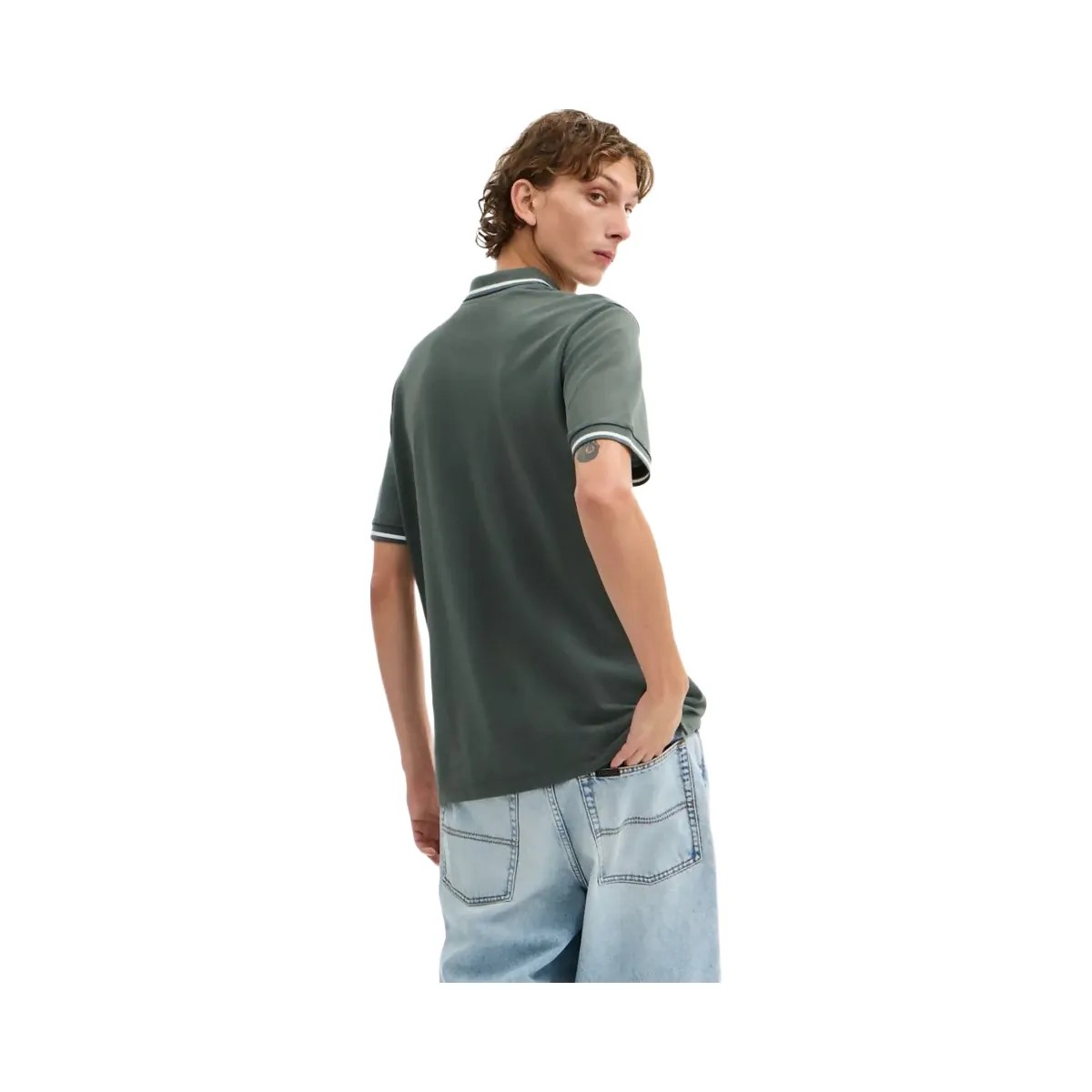 Coach Signature Trim Polo In Regenerative Cotton Ivy - HypeFly India View 3