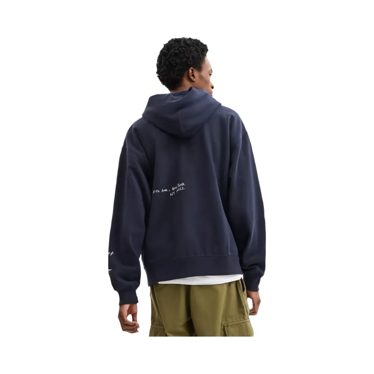 Coach Sketch Horse And Carriage Relaxed Hoodie in Navy Multi - HypeFly India View 3