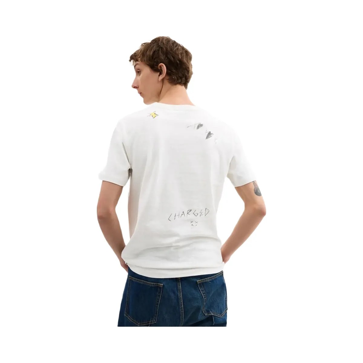 Coach Sketch Print T Shirt White - HypeFly India View 3