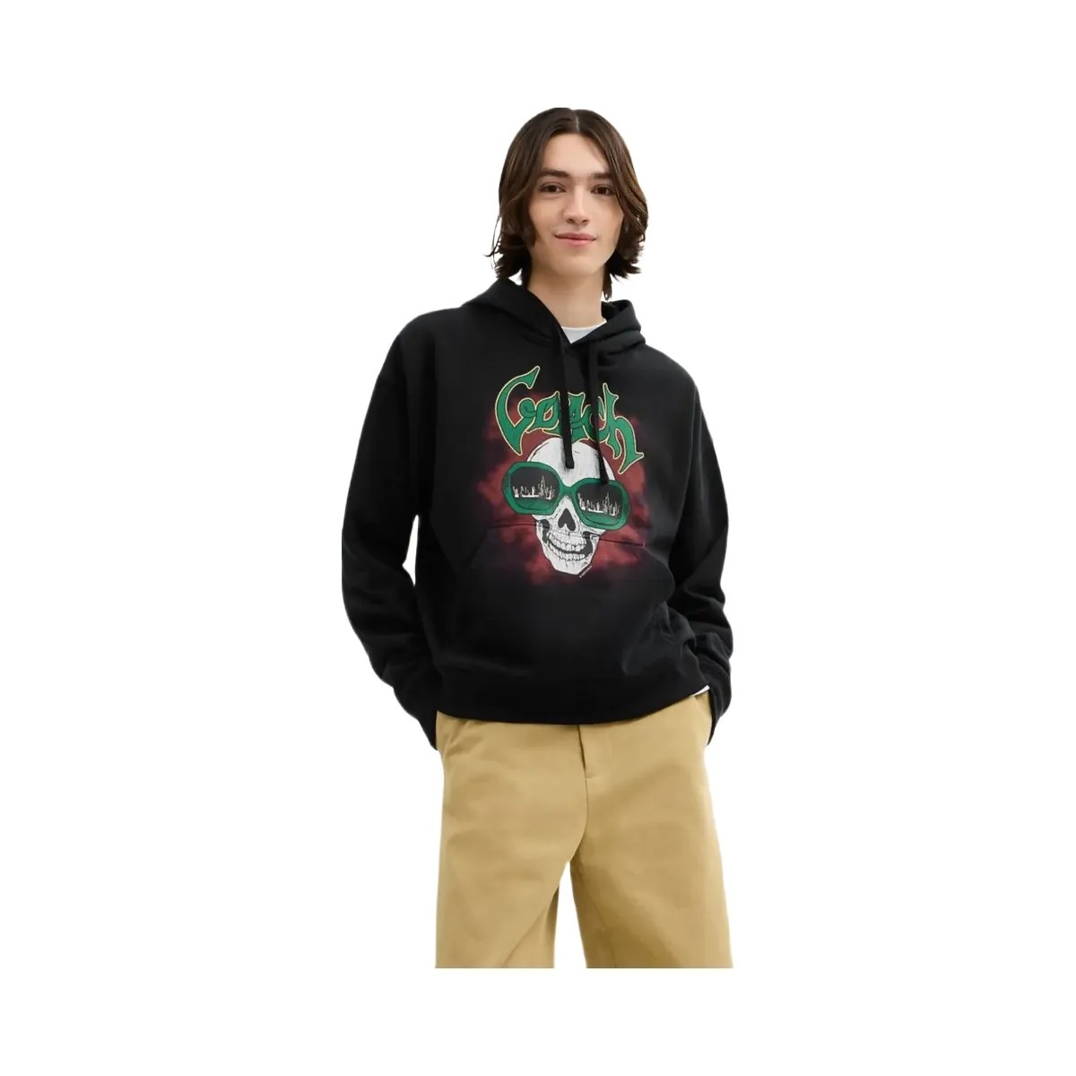 Coach Skull Hoodie Black - HypeFly India View 2