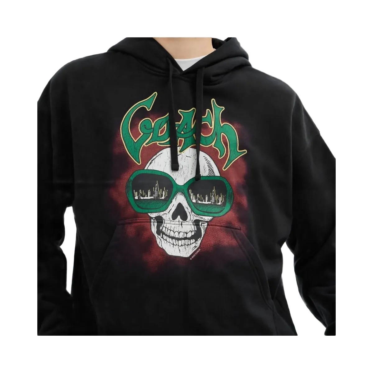 Coach Skull Hoodie Black - HypeFly India View 4