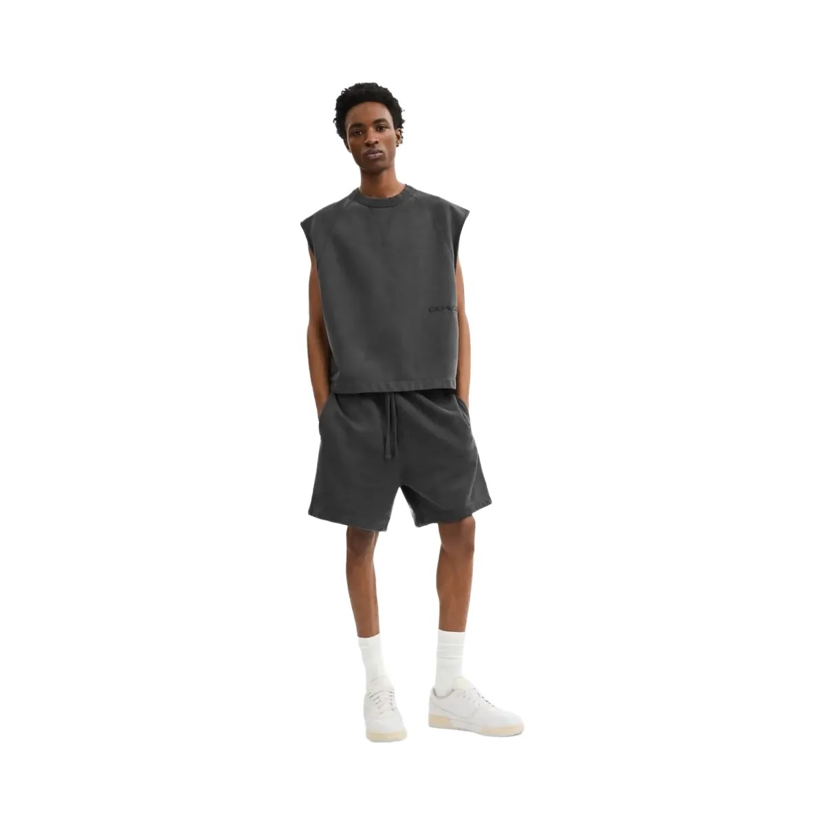 Coach Sleeveless Garment Dye Crewneck Black - HypeFly India View 2