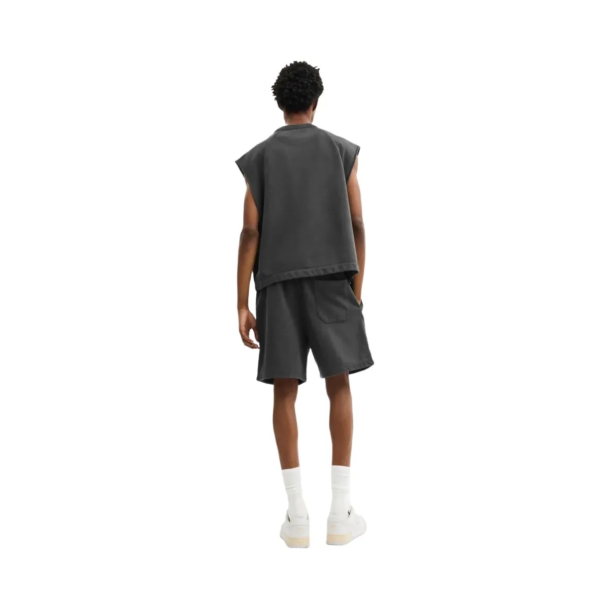 Coach Sleeveless Garment Dye Crewneck Black - HypeFly India View 3