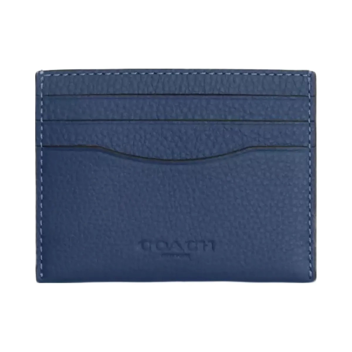 Coach Slim Id Card Case in Deep Blue - HypeFly India View 1