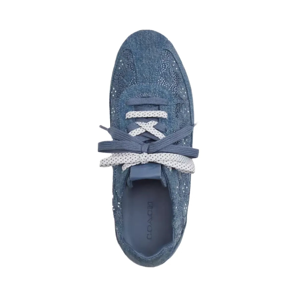 Coach Soft Sneaker In Signature Denim in Denim Blue - HypeFly India View 3