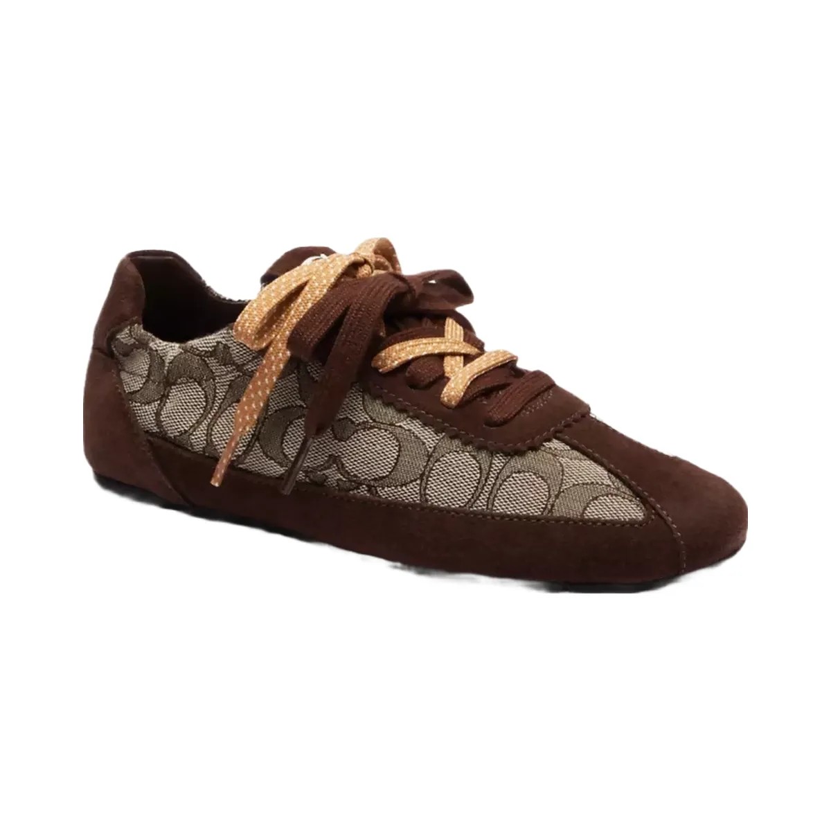 Coach Soft Sneaker In Signature Jacquard in Maple Oak - HypeFly India View 1