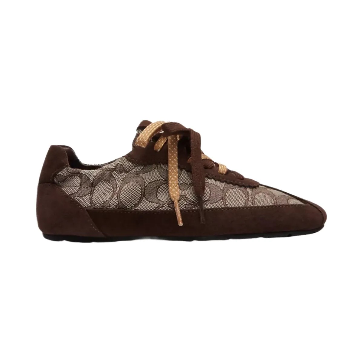 Coach Soft Sneaker In Signature Jacquard in Maple Oak - HypeFly India View 2