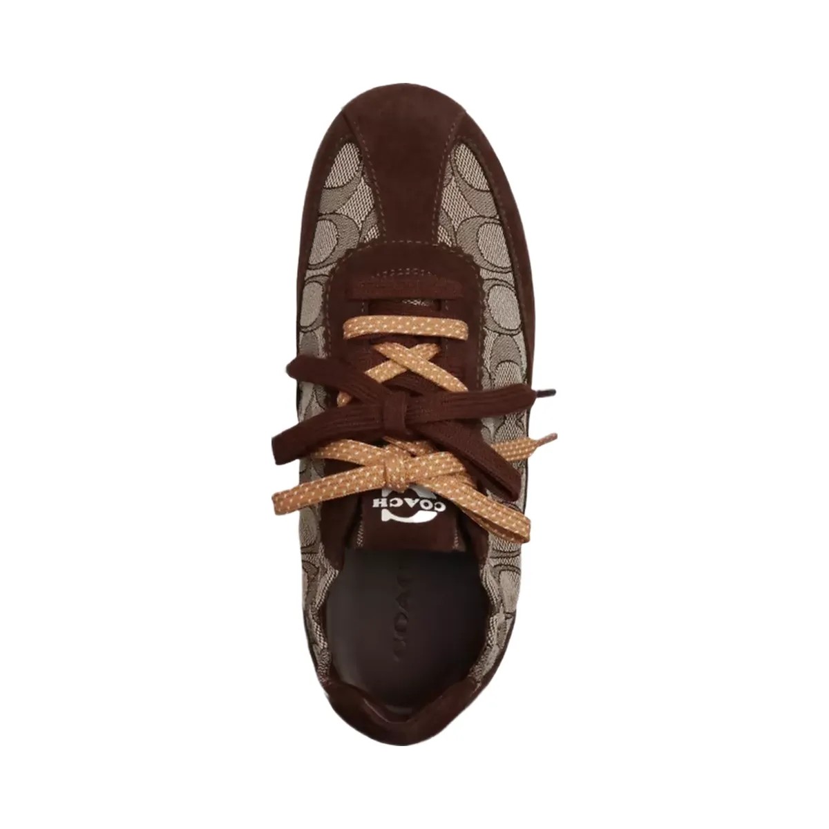 Coach Soft Sneaker In Signature Jacquard in Maple Oak - HypeFly India View 3