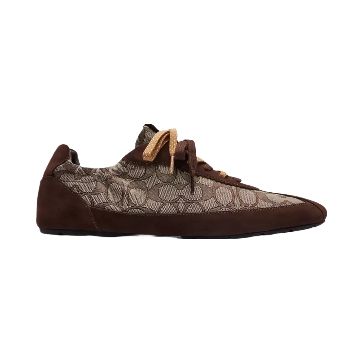 Coach Soft Sneaker In Signature Jacquard in Maple Oak - HypeFly India View 2