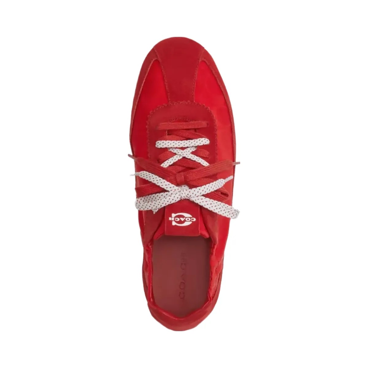 Coach Soft Sneaker In Signature Nylon in Poppy - HypeFly India View 3