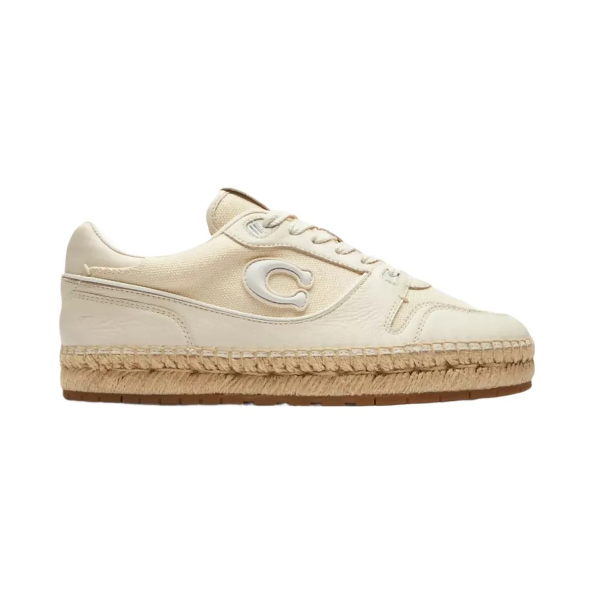 Coach Soho Espadrille Sneaker in Chalk - HypeFly India View 2