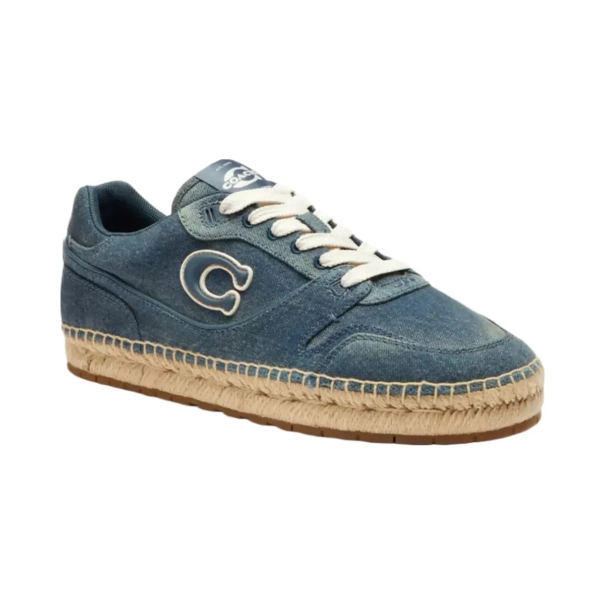Coach Soho Espadrille Sneaker In Loved Denim in Denim - HypeFly India View 1