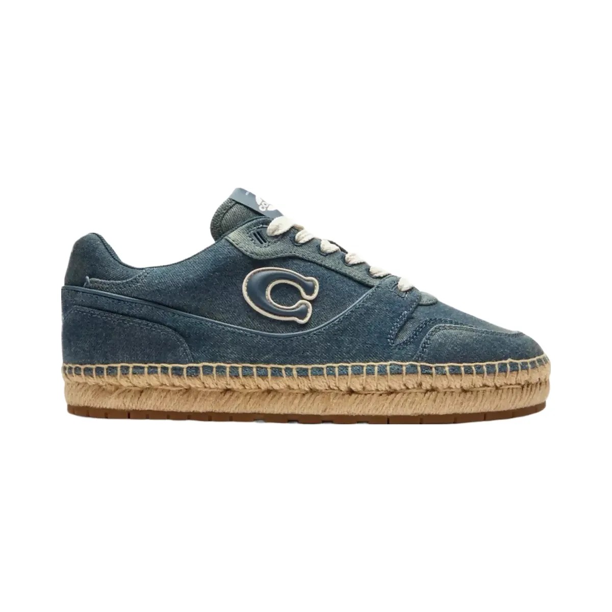 Coach Soho Espadrille Sneaker In Loved Denim in Denim - HypeFly India View 2