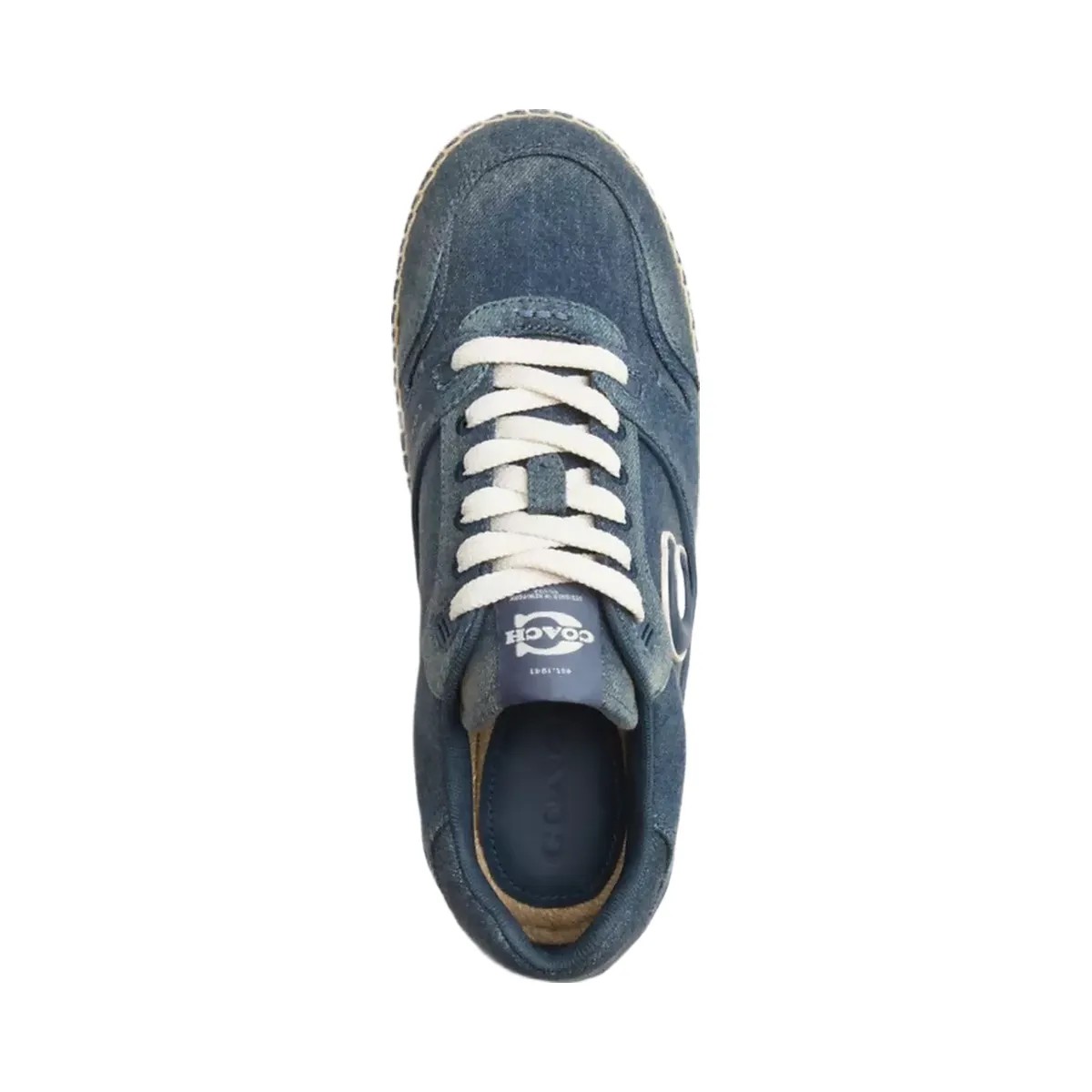 Coach Soho Espadrille Sneaker In Loved Denim in Denim - HypeFly India View 3