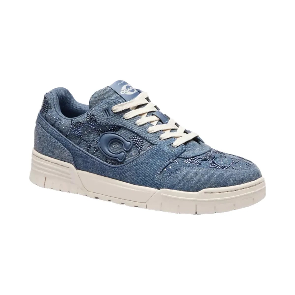Coach Soho Sneaker In Signature Denim in Denim Blue - HypeFly India View 1